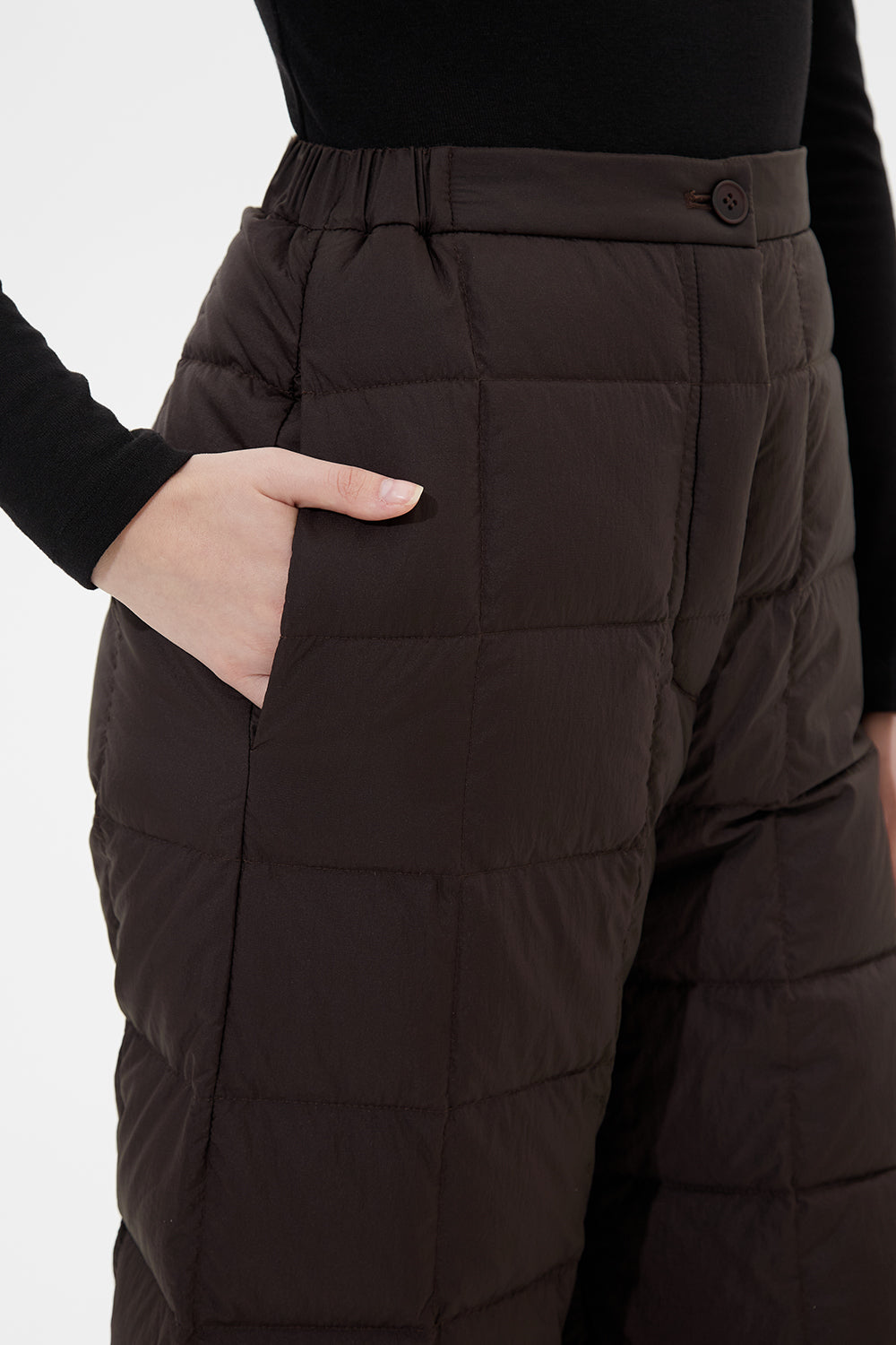 DUNNO PANTS MICRO BROWN