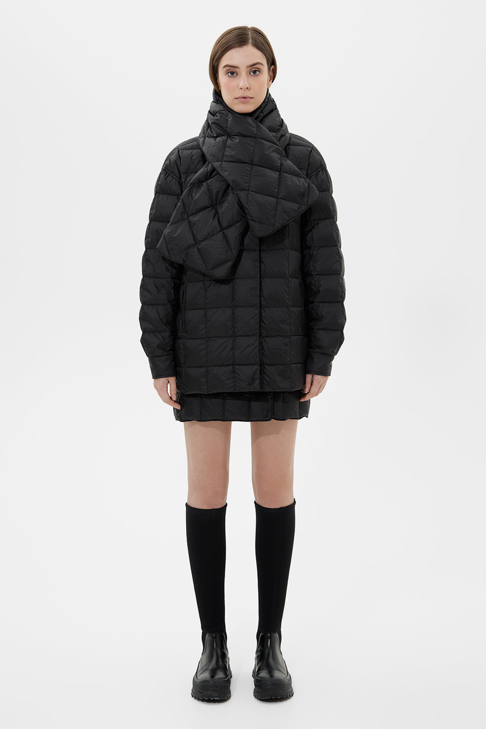 Scarf Leon Black