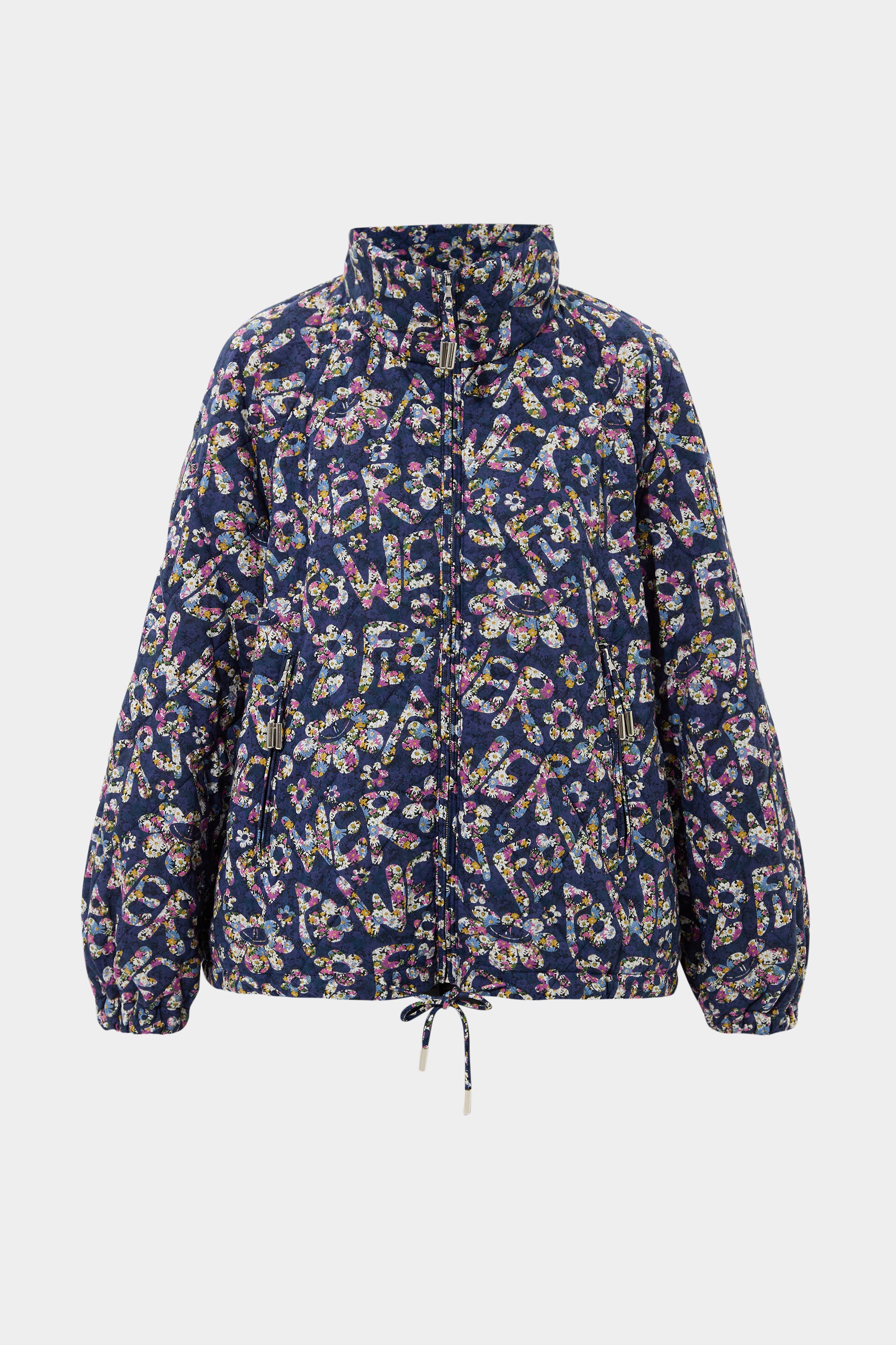 Trial Jacket Flower Navy