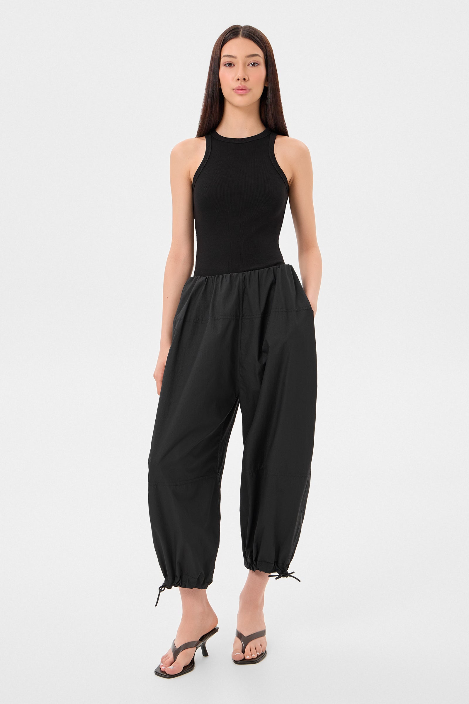 Light Balloon Pants Ketchup Black