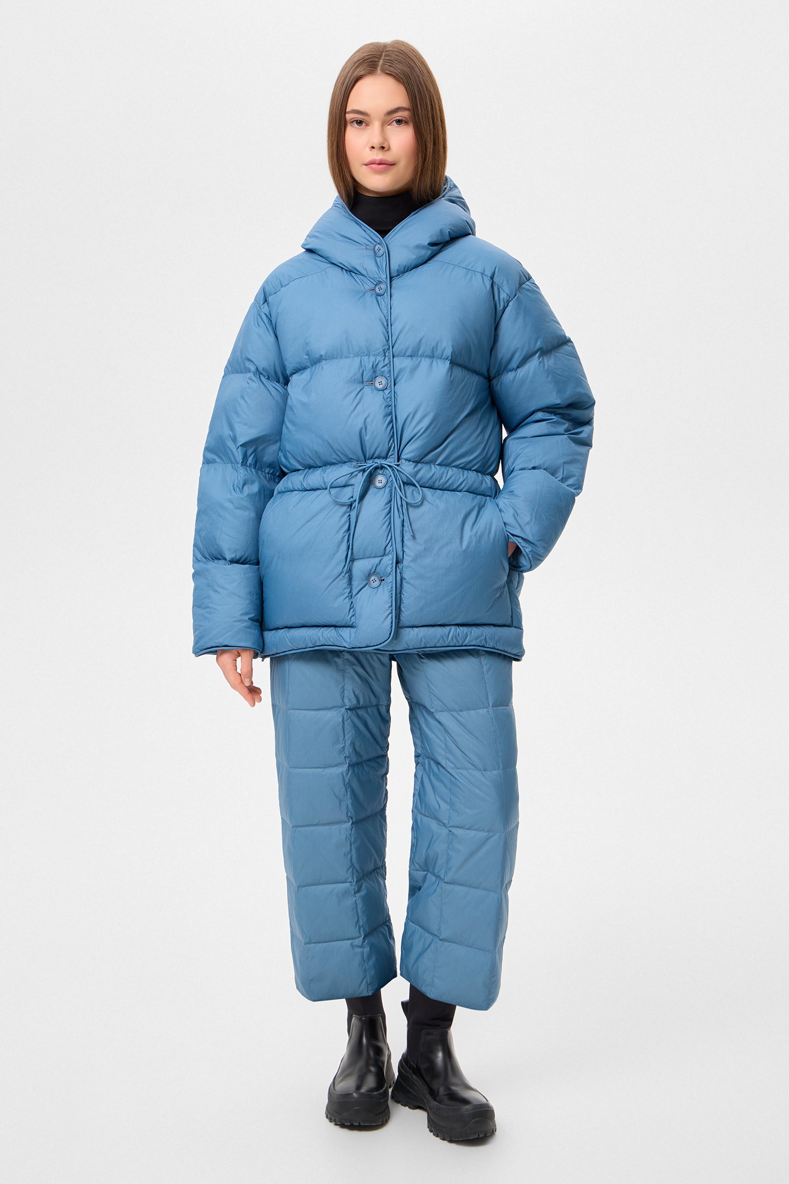 Cozy Michlin Jacket Micro Stone Blue