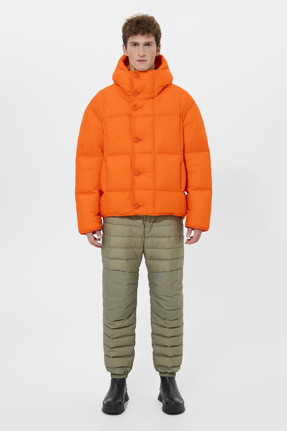 Young Jacket Man Micro Orange