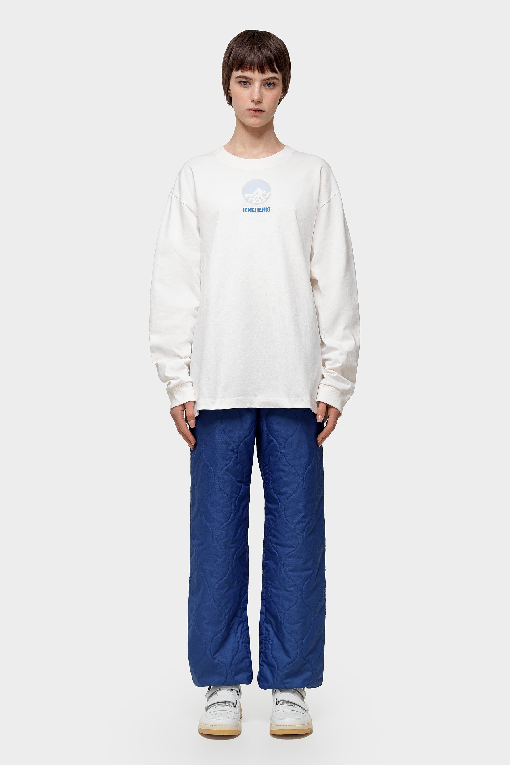 Longsleeve White + Mountains