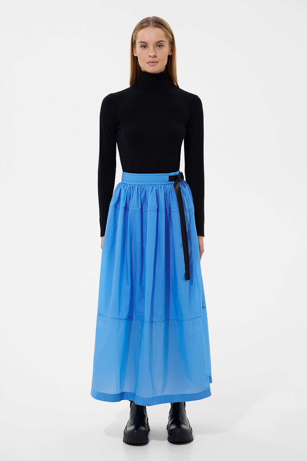 Blue skirt clearance bright