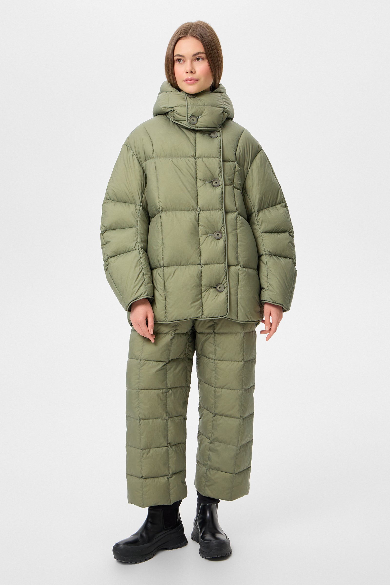 Cozy Nimbo Jacket Micro Olive Green