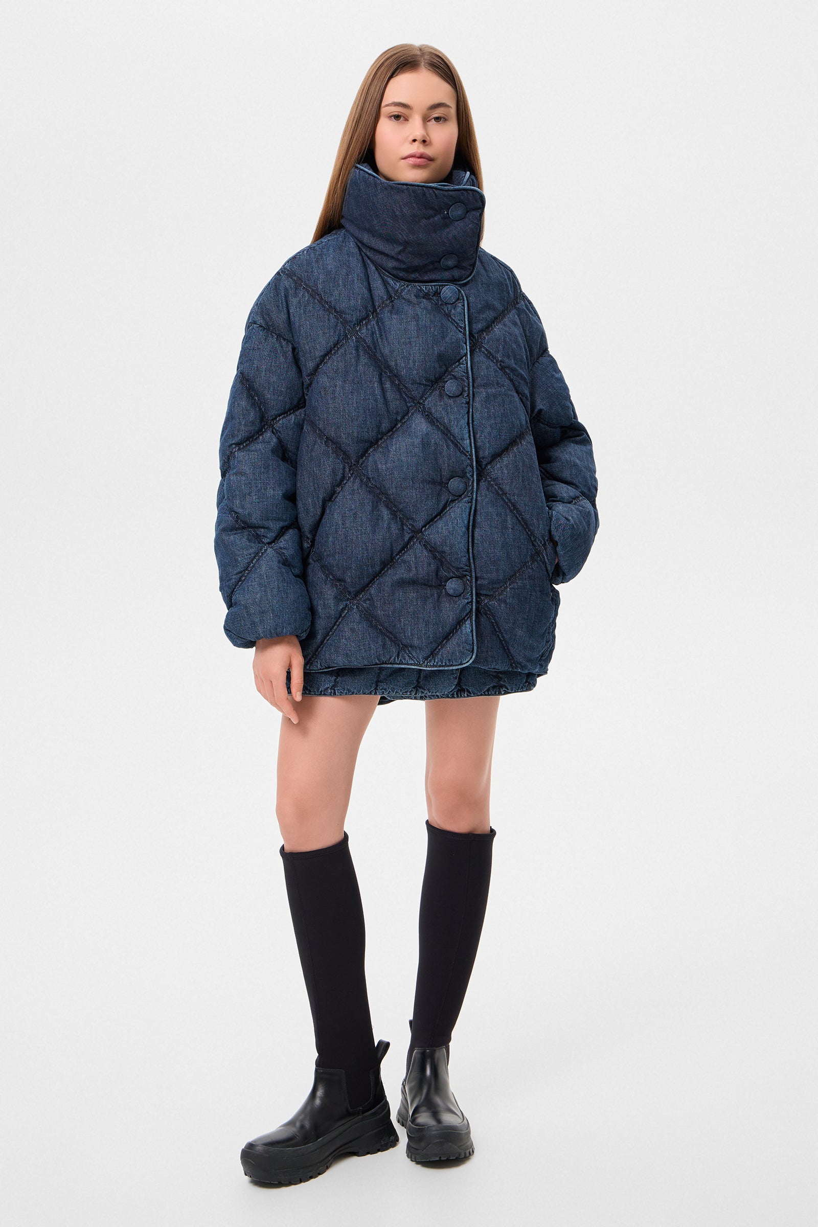 DENIM QUEEN JACKET BLUE
