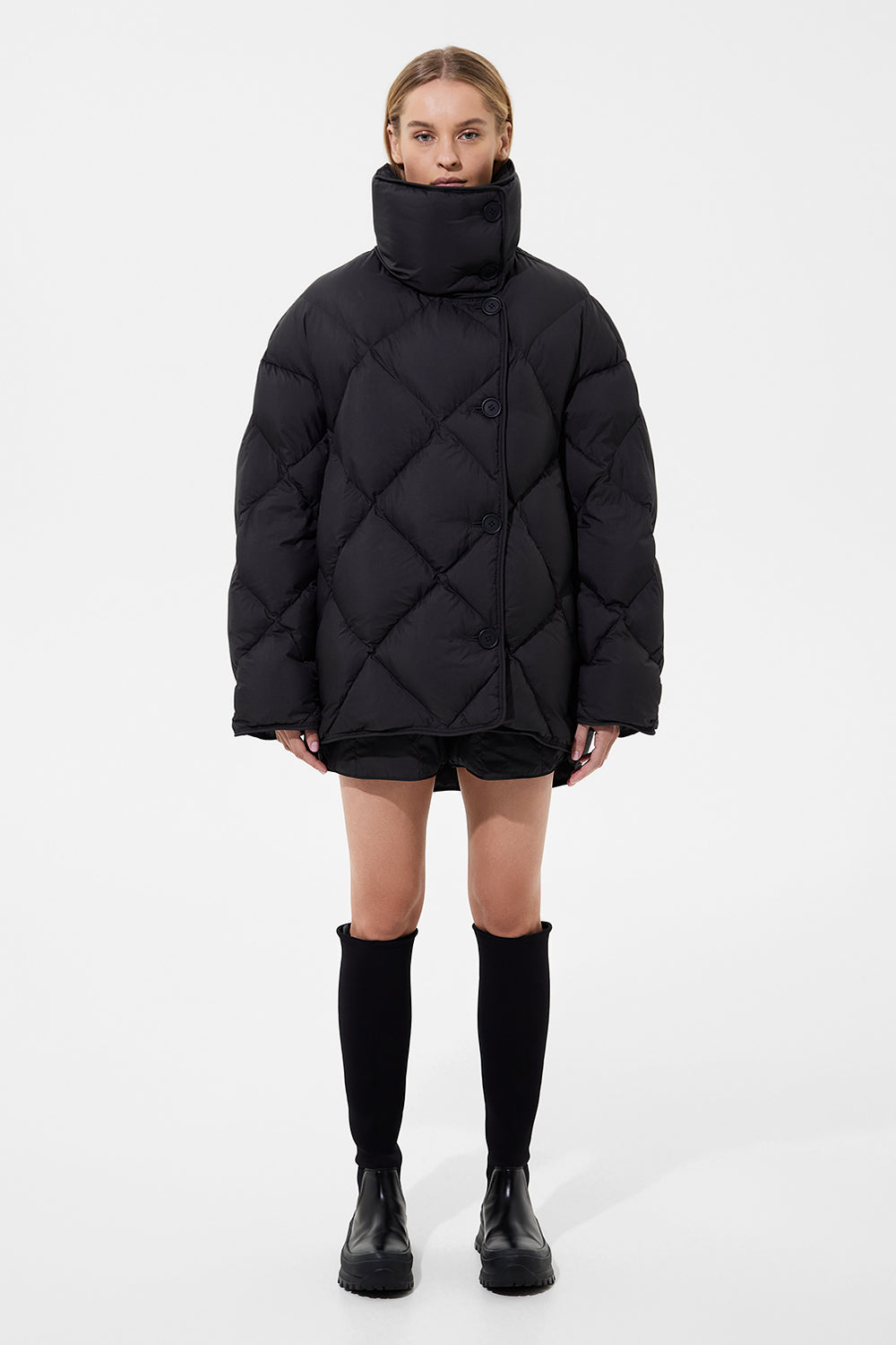 Cozy Queen Jacket Micro Black