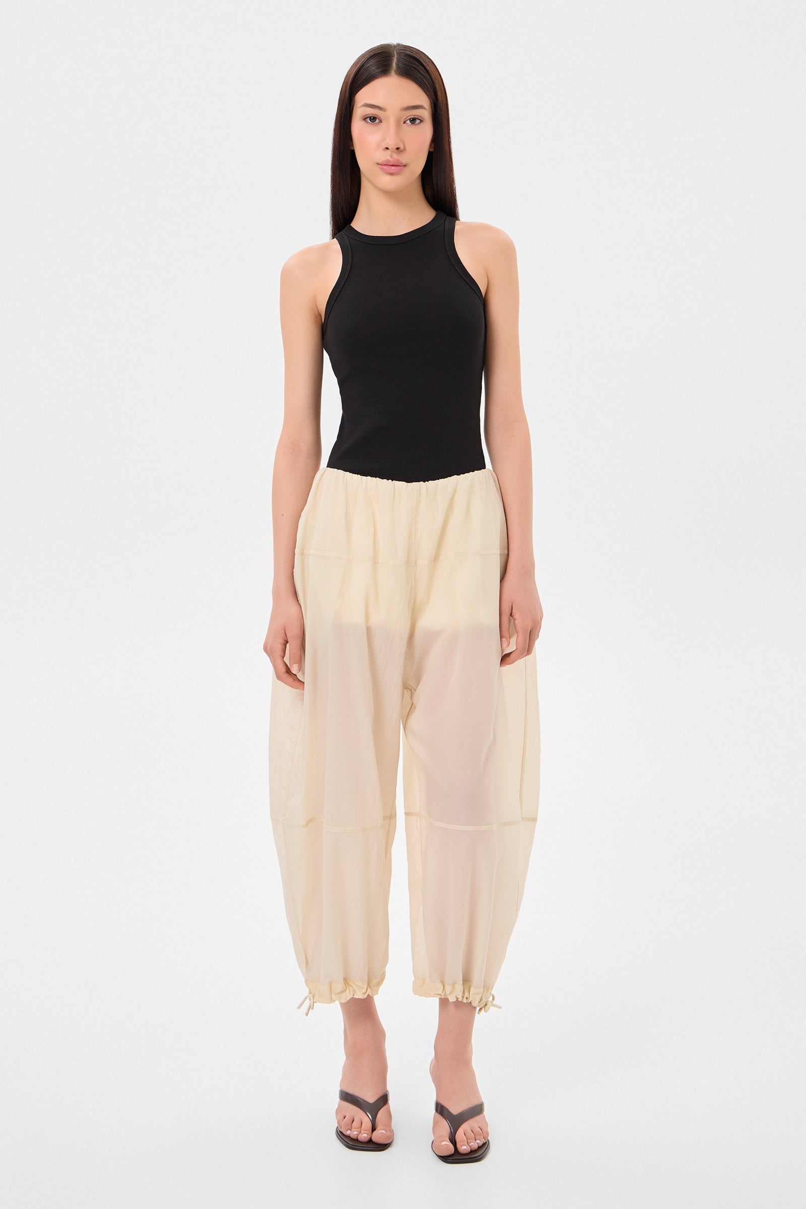 Light Balloon Pants Ketchup Beige