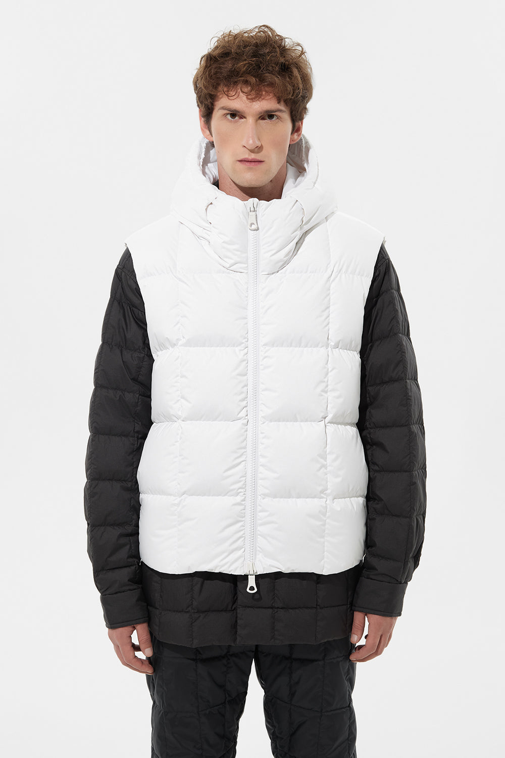 Apres Ski Vest Man Tec White