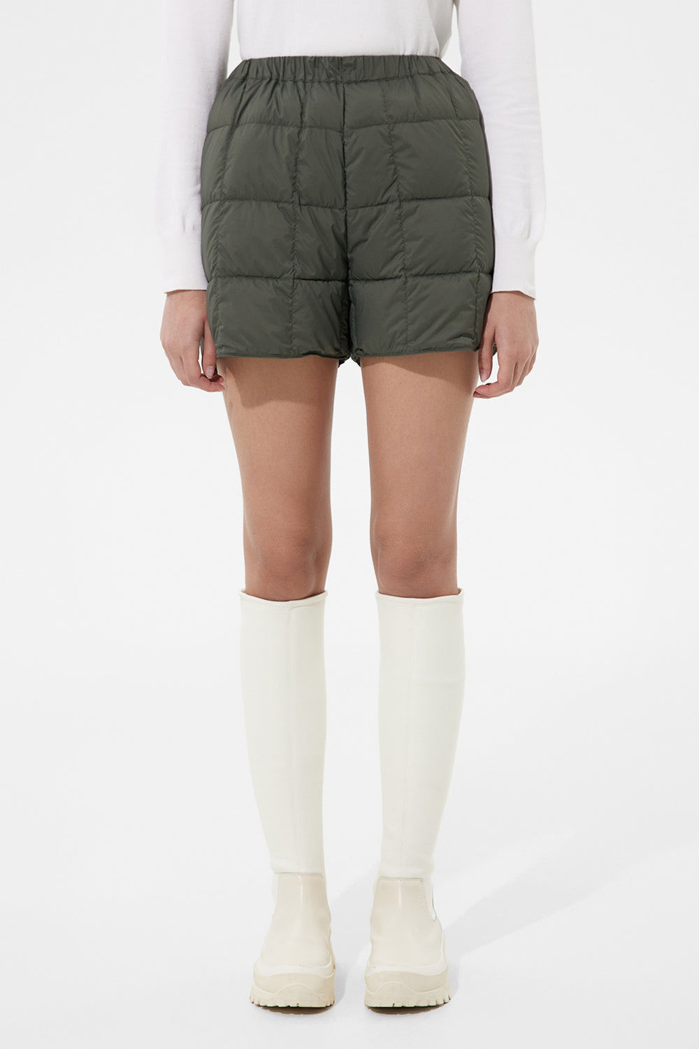 Down Shorts Soft Khaki