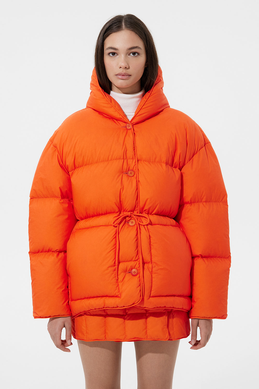 Cozy Michlin Jacket Micro Brick Orange