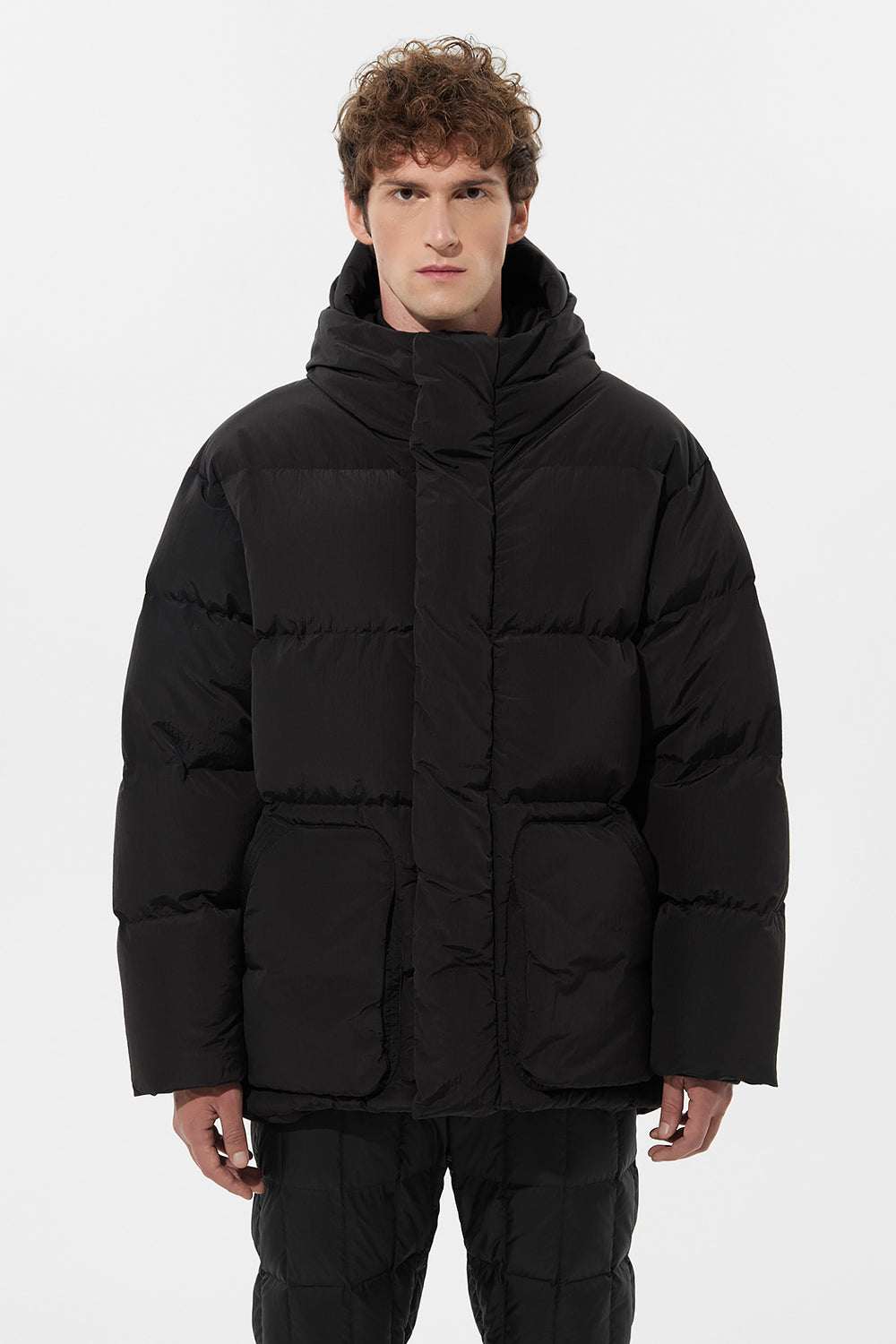 Michlin Jacket Man Rib Black