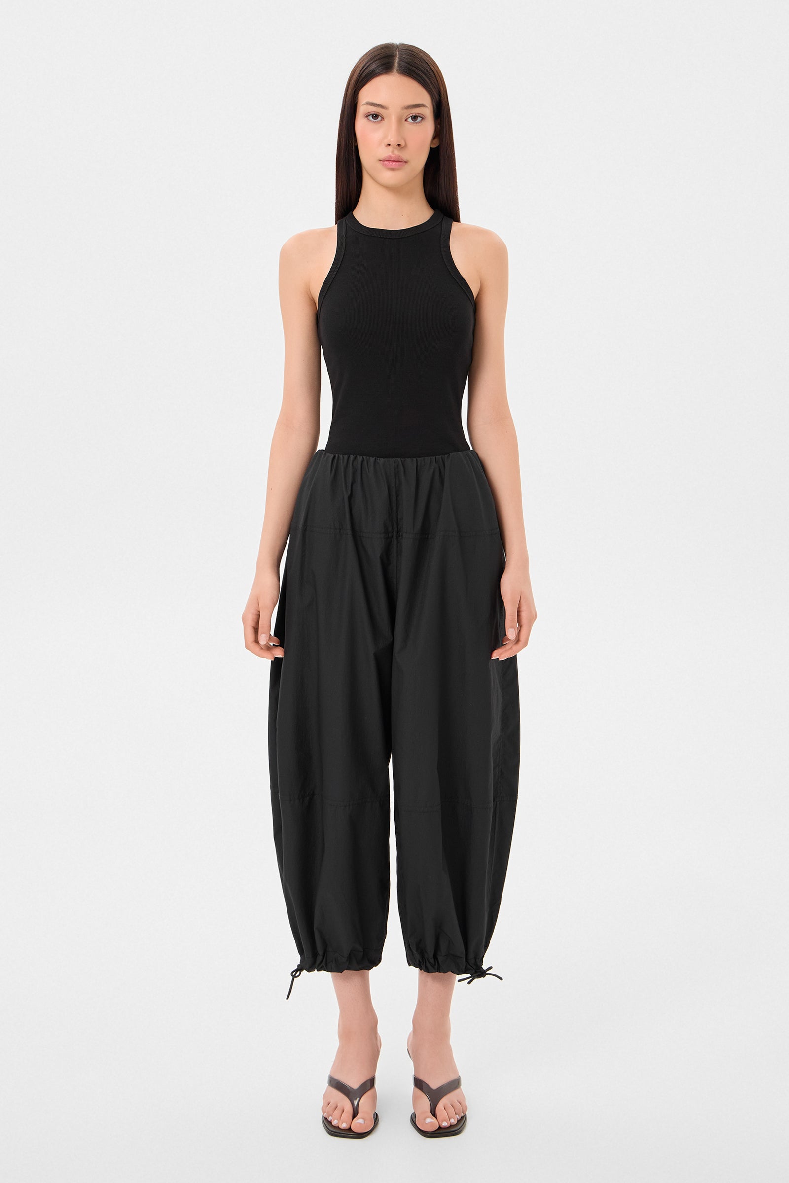 Light Balloon Pants Ketchup Black