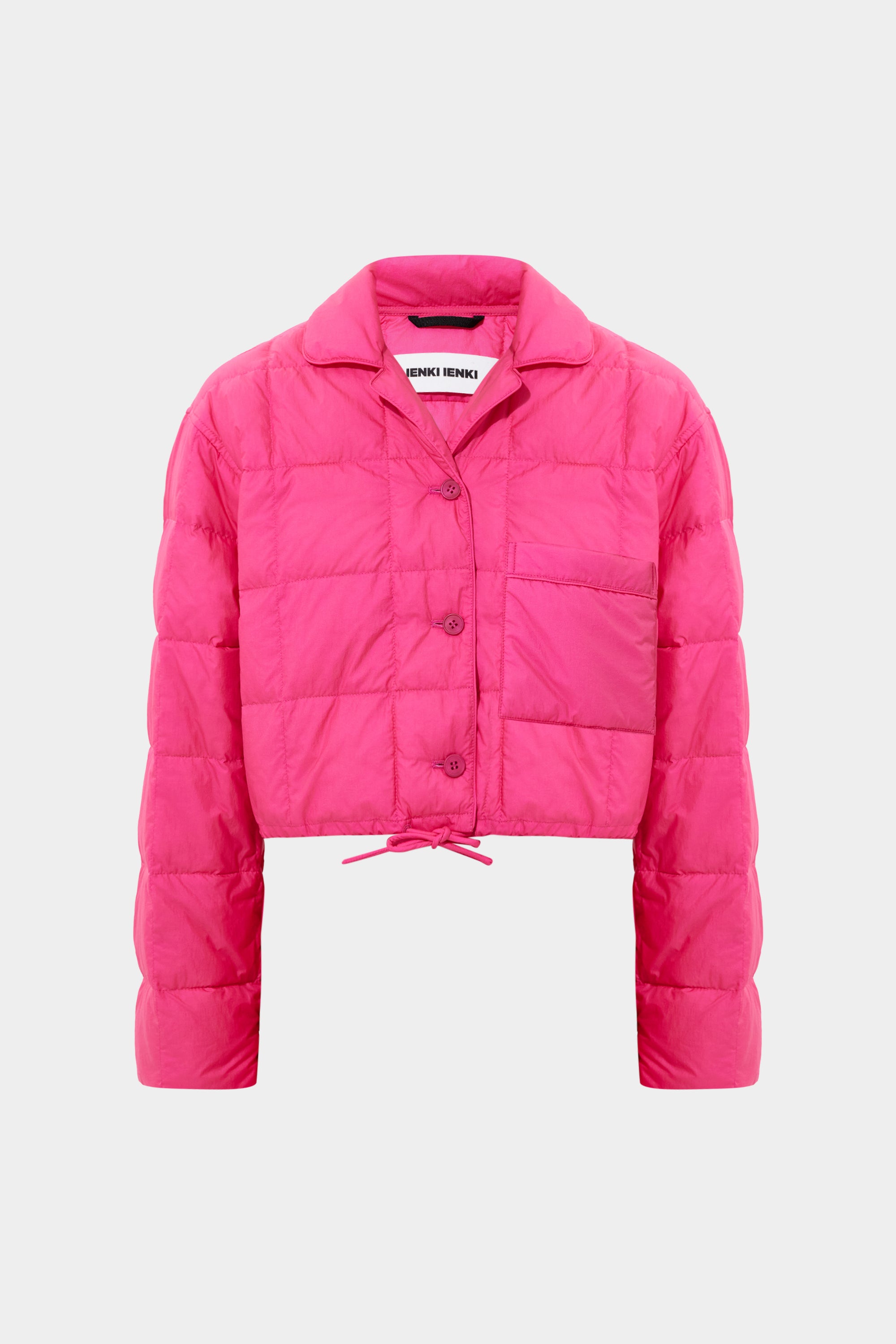 Cropped Down Shirt Micro Pink