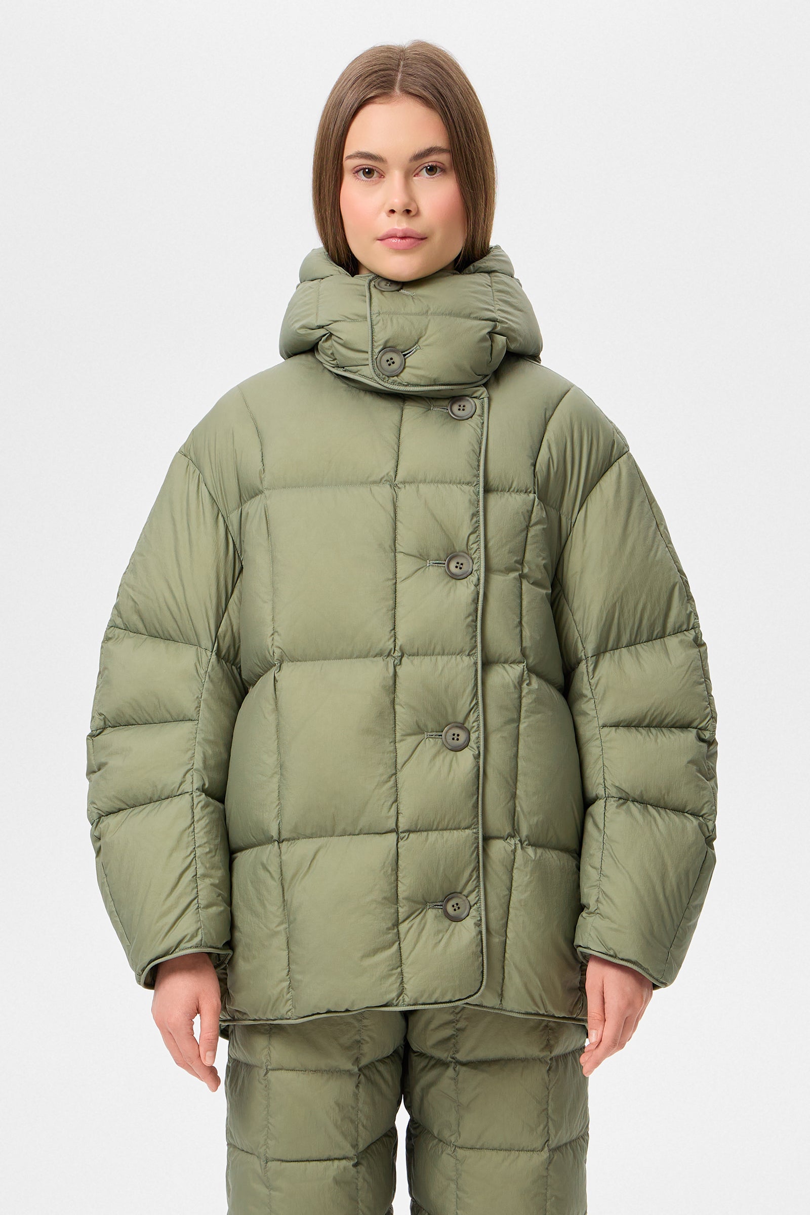 Cozy Nimbo Jacket Micro Olive Green