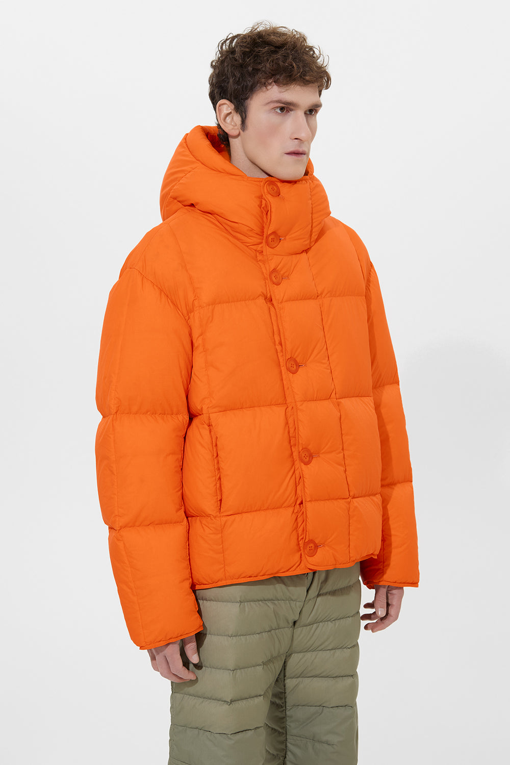 Young Jacket Man Micro Orange