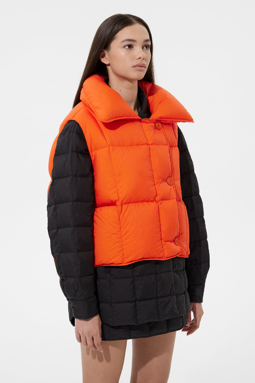 Cozy Vest Micro Brick Orange