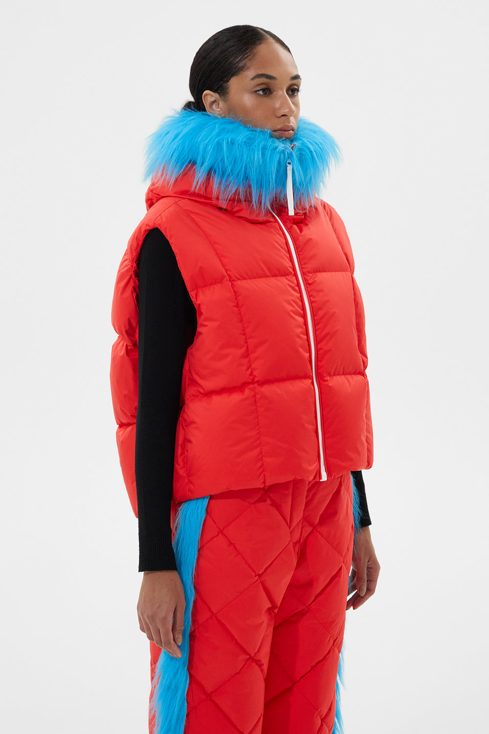 Fur Apres Ski Wendy Vest Tec Red