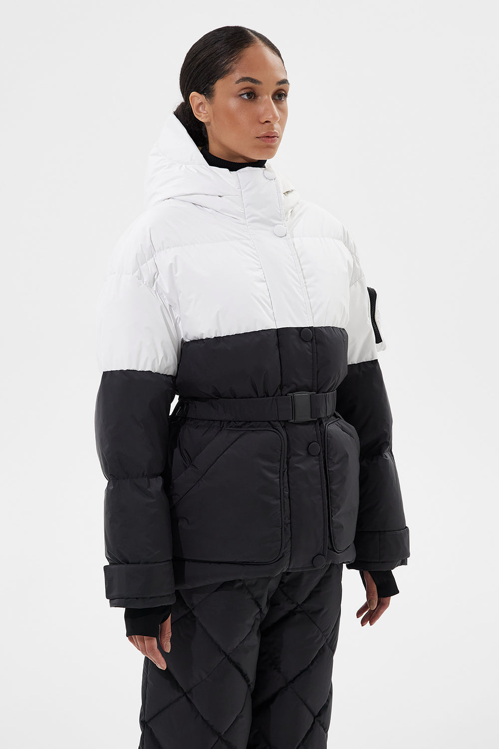 Apres Ski Michlin Jacket Tec White + Tec Black