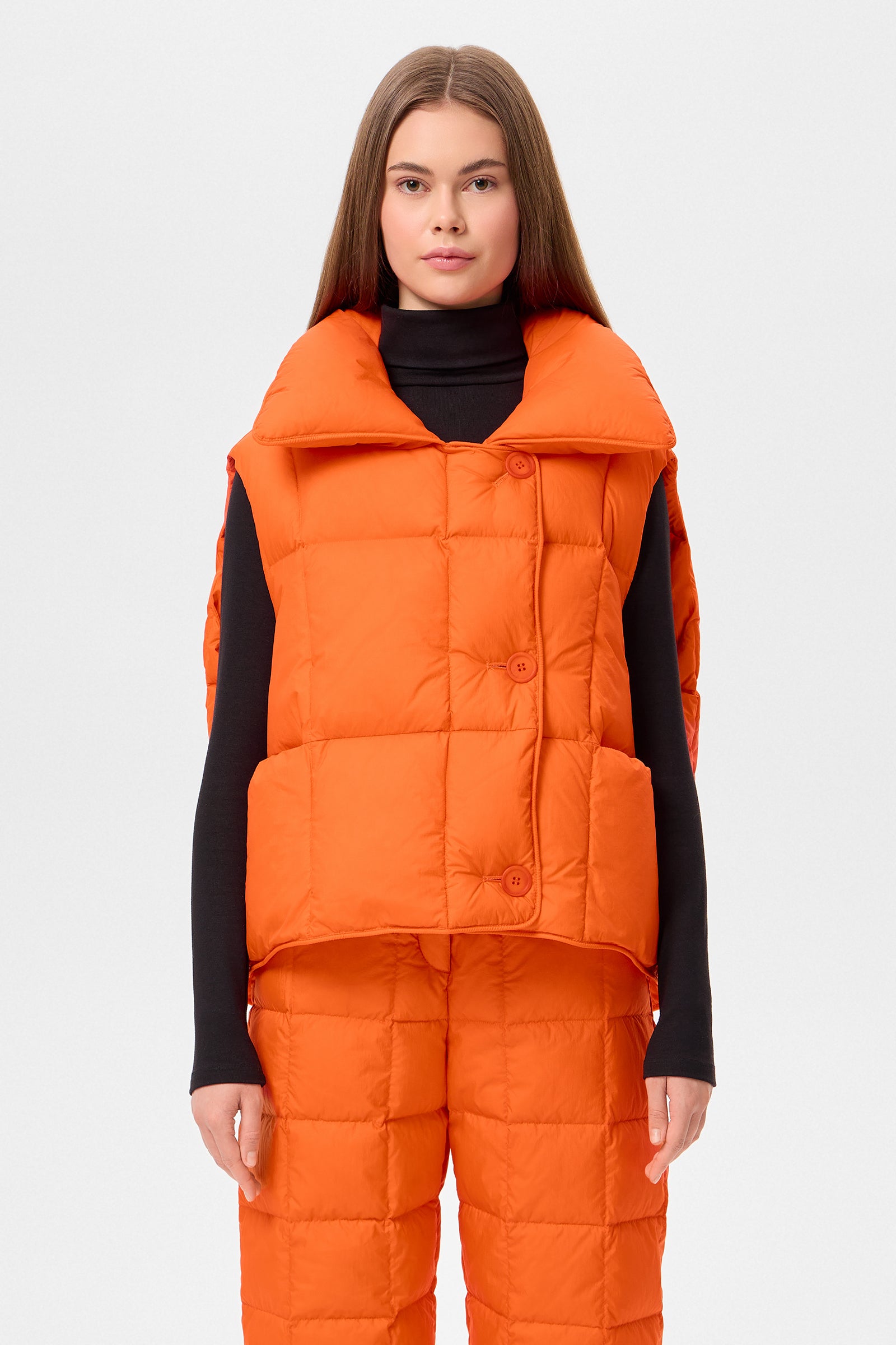 Cozy Cloud Vest Micro Orange