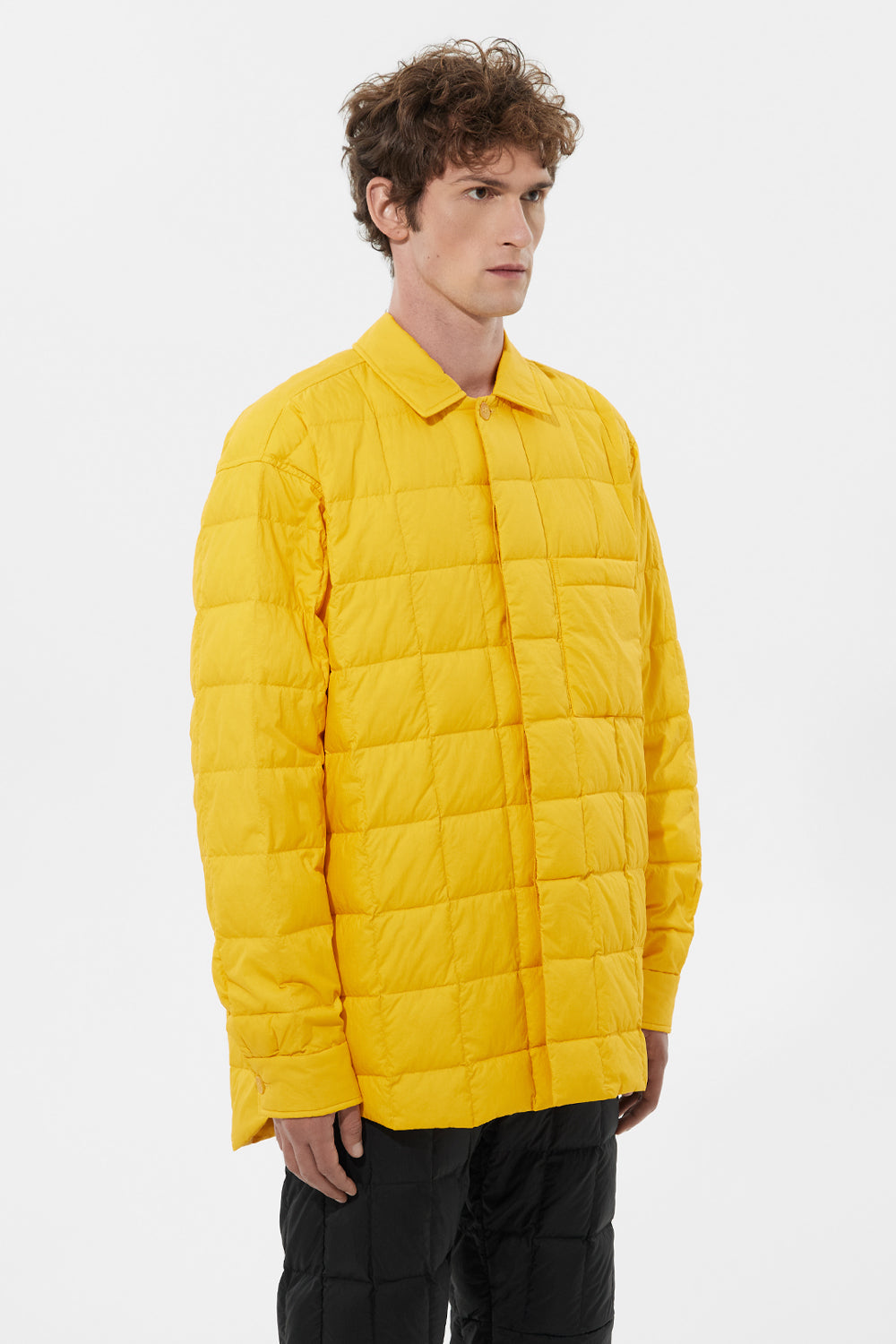 Kalik Shirt Man Micro Yellow