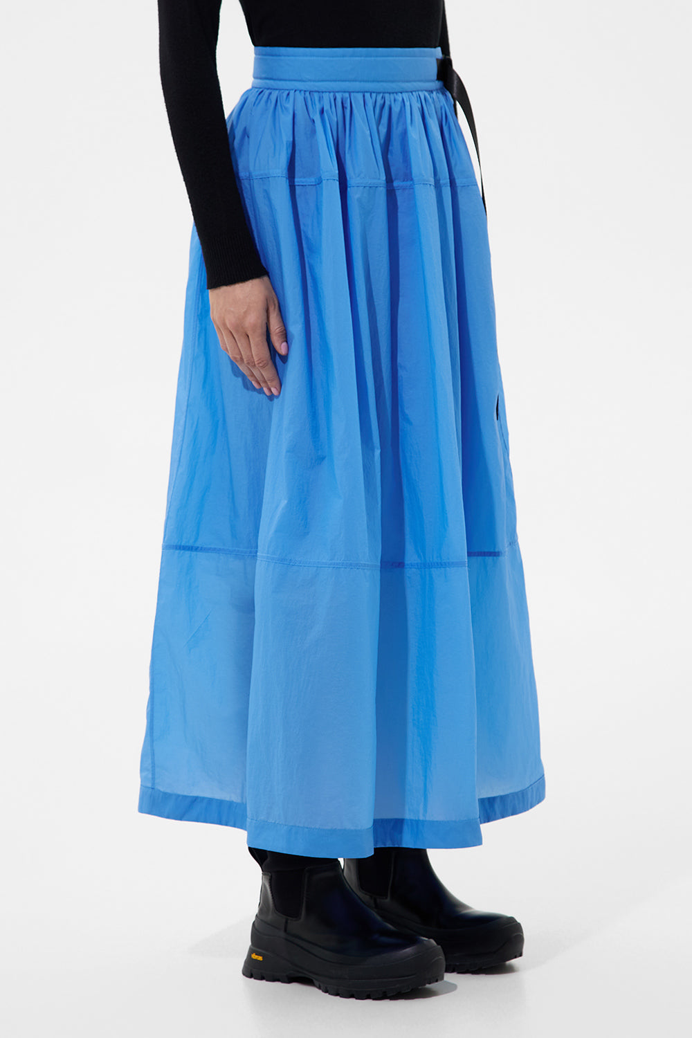 Balloon Skirt Micro Bright Blue