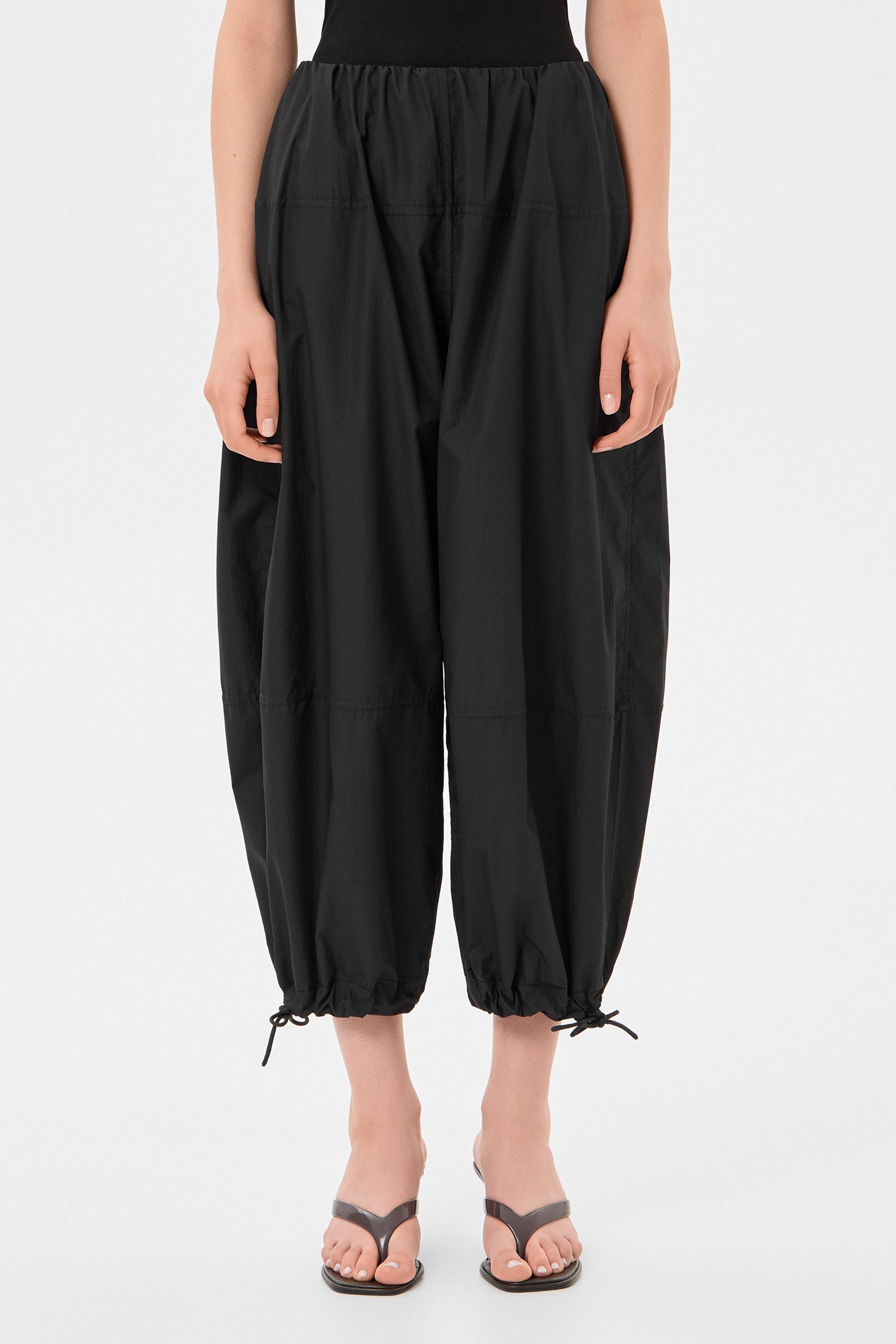 Light Balloon Pants Ketchup Black