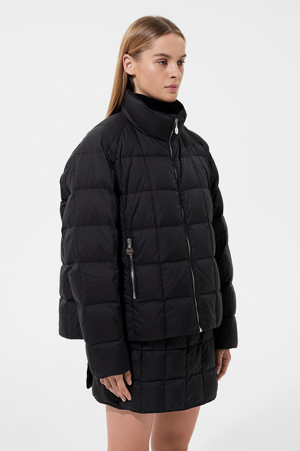 Short Corn Jacket Micro Black