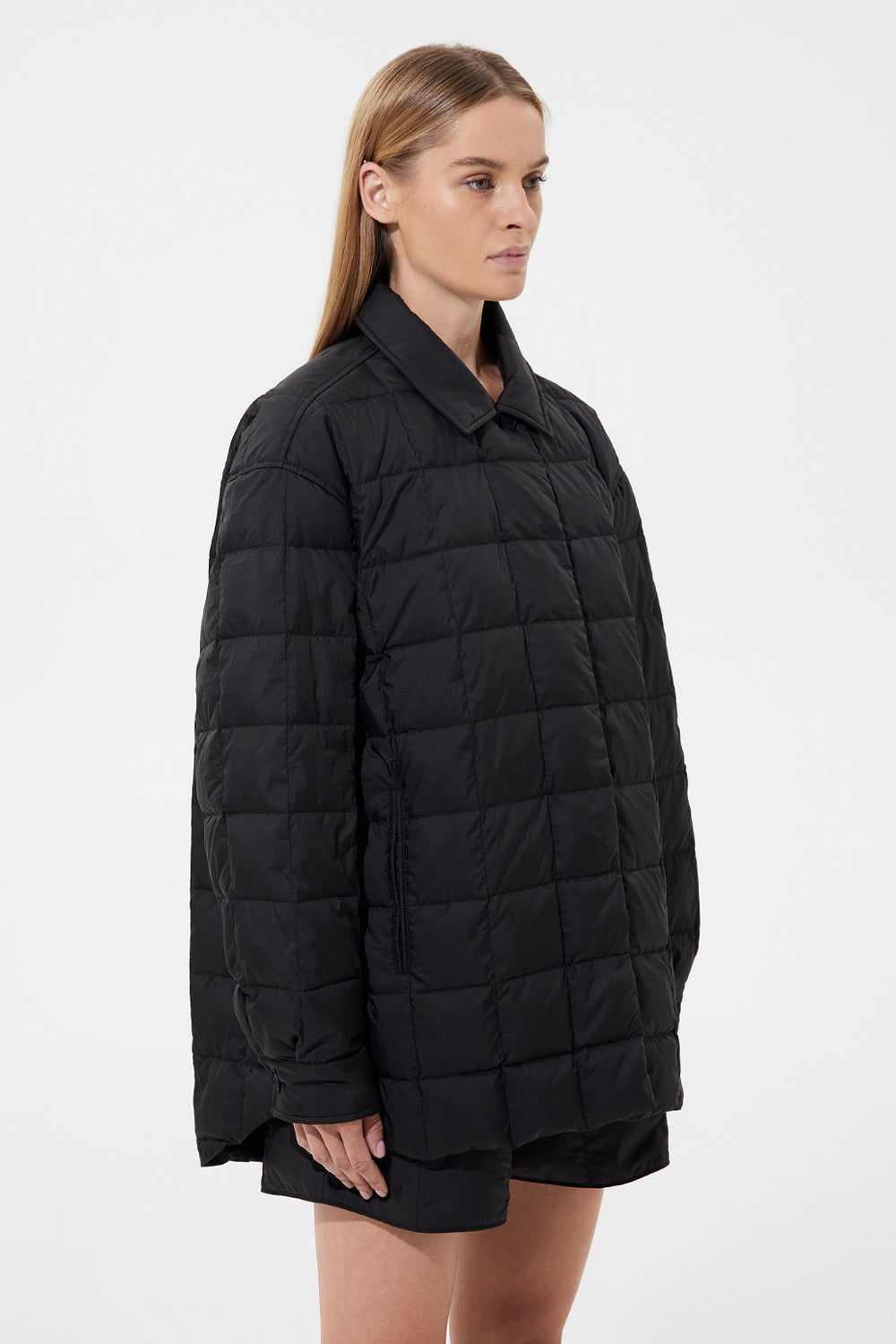 Kalik Down Shirt Micro Black