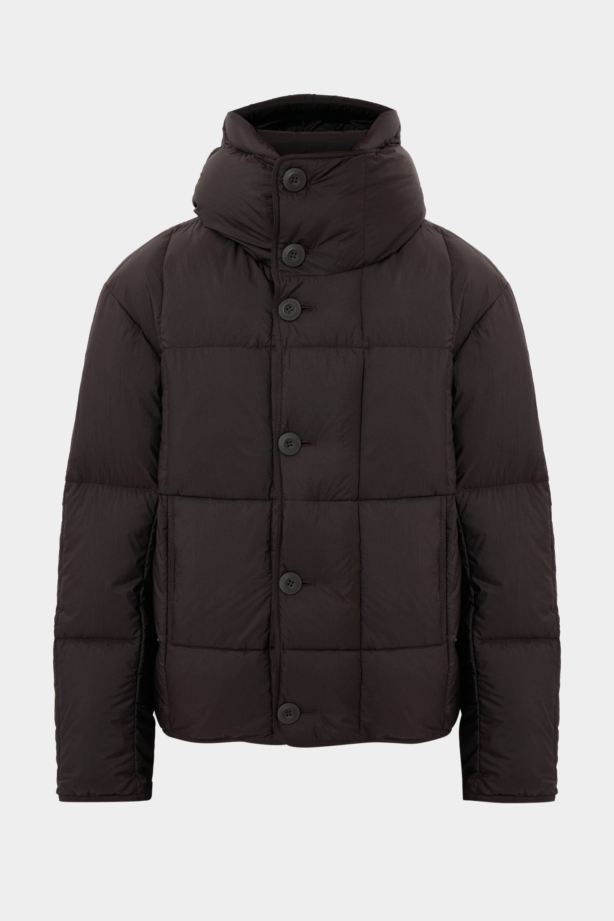 Young Jacket Man Micro Brown