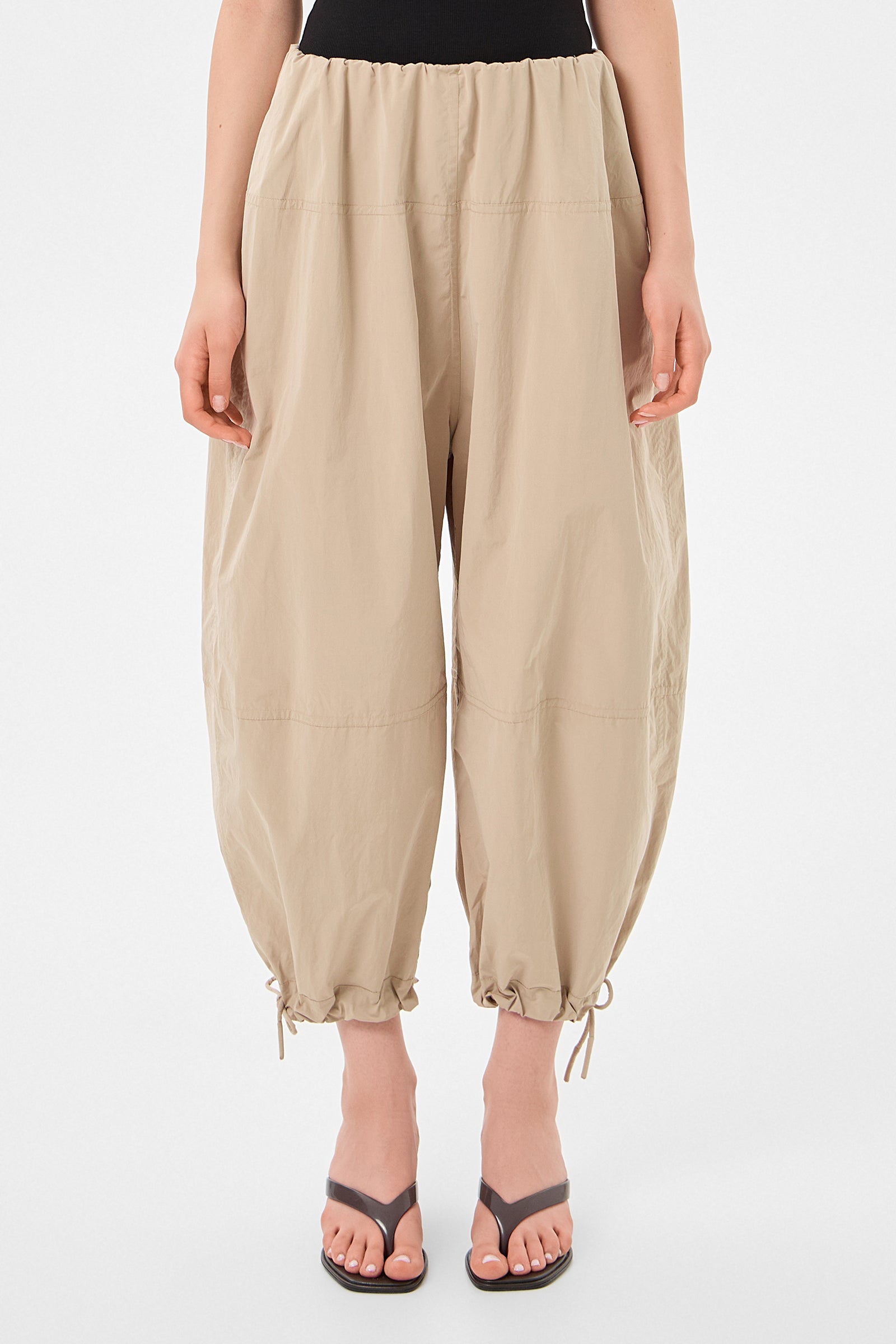 Light Balloon Pants Scooter Beige