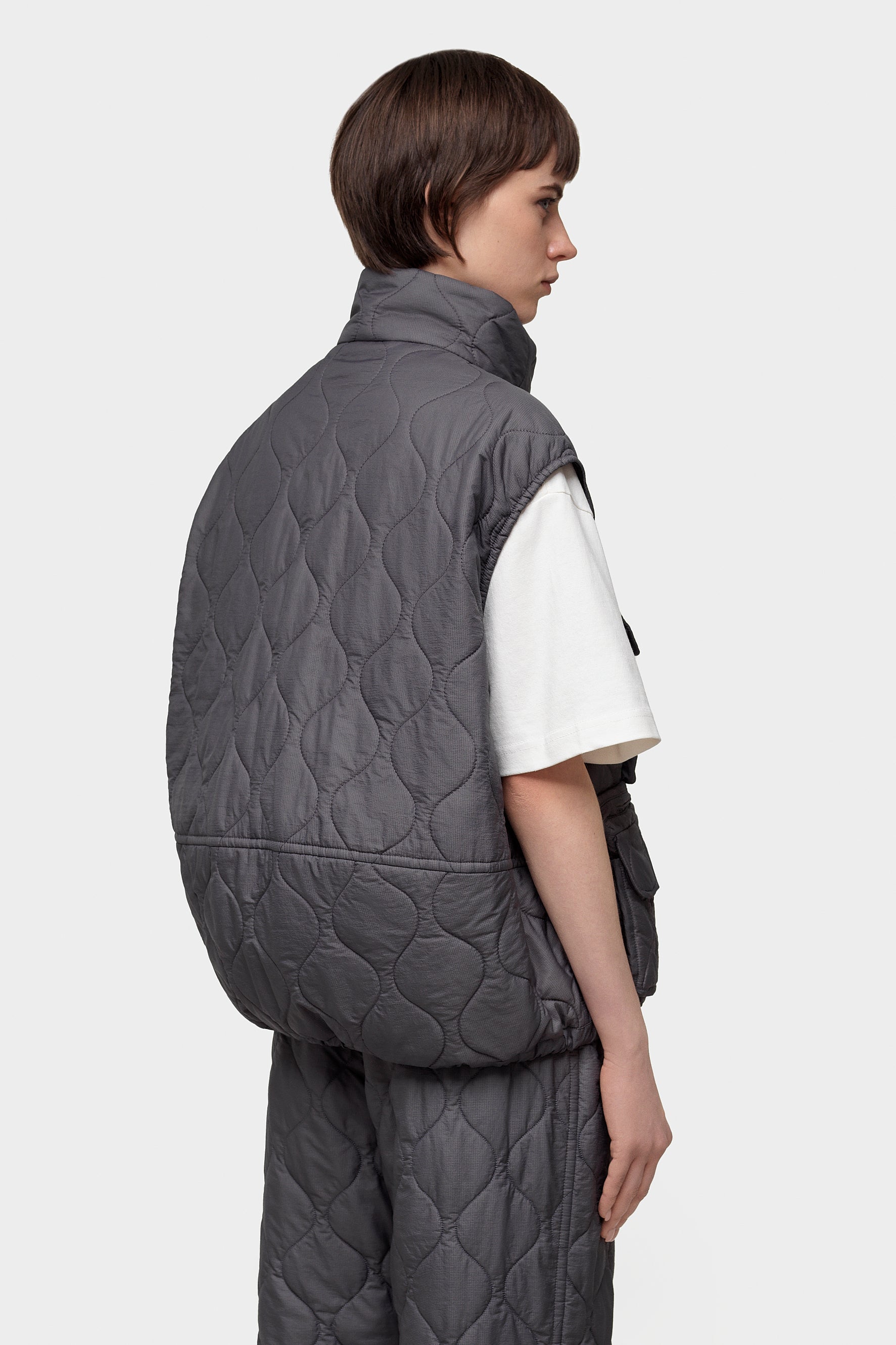 Fisherman Vest Ketchup Grey