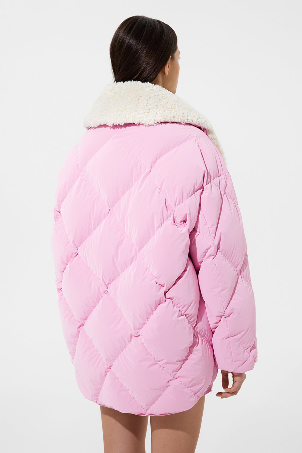 Shearling Queen Jacket Powder Pink
