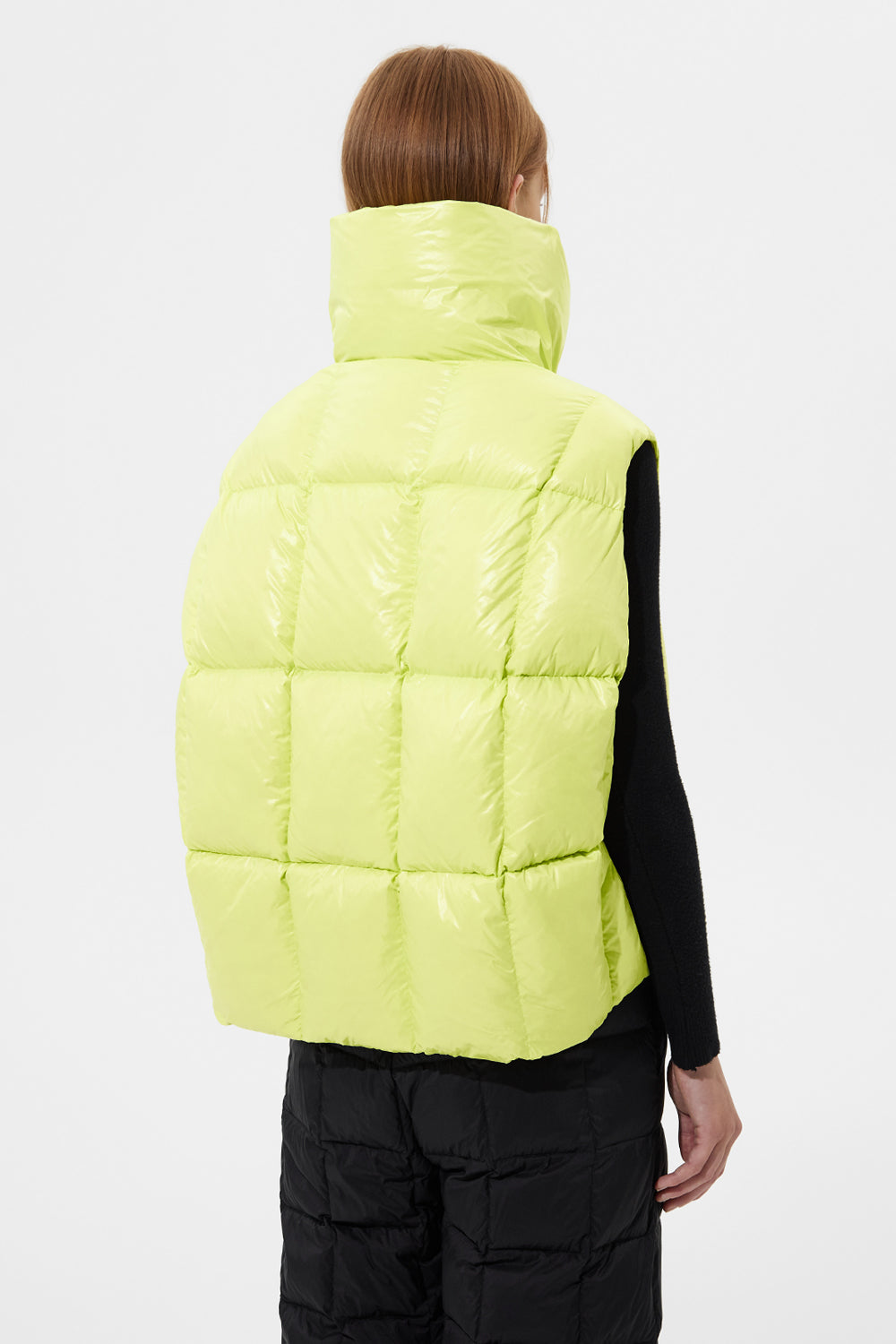 Zip Vest Silky Lime