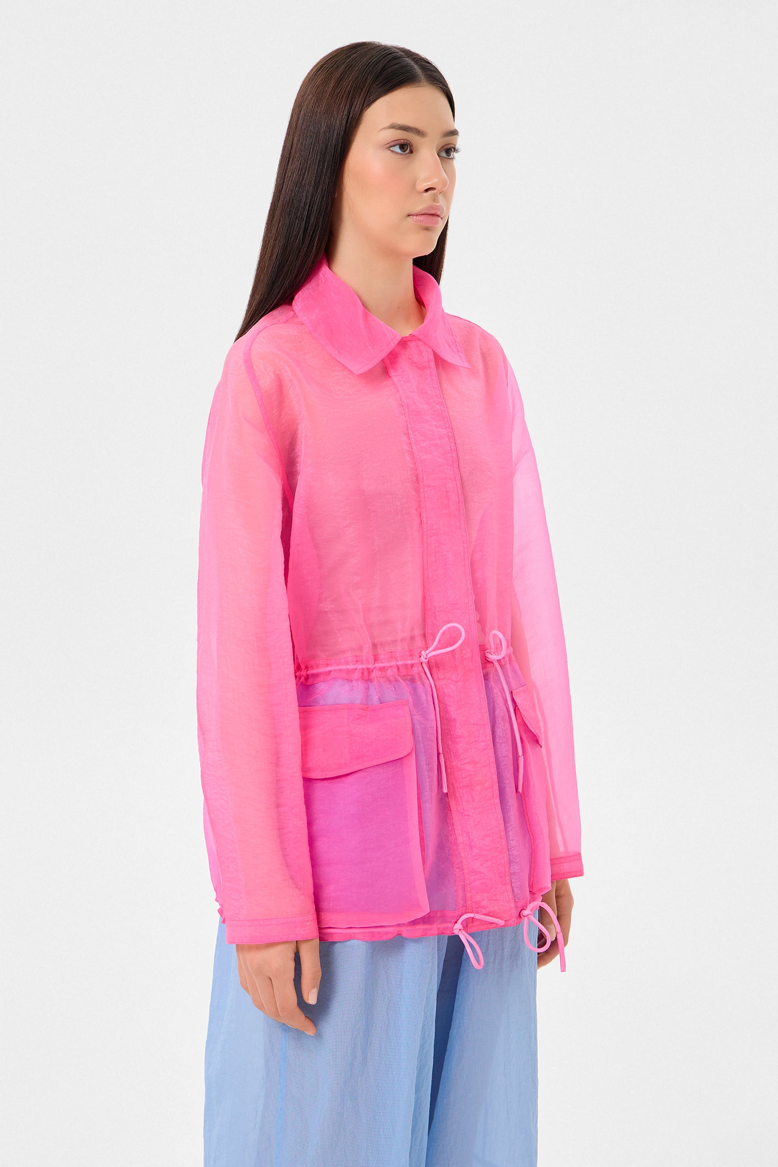 Cap Jacket Neon Pink