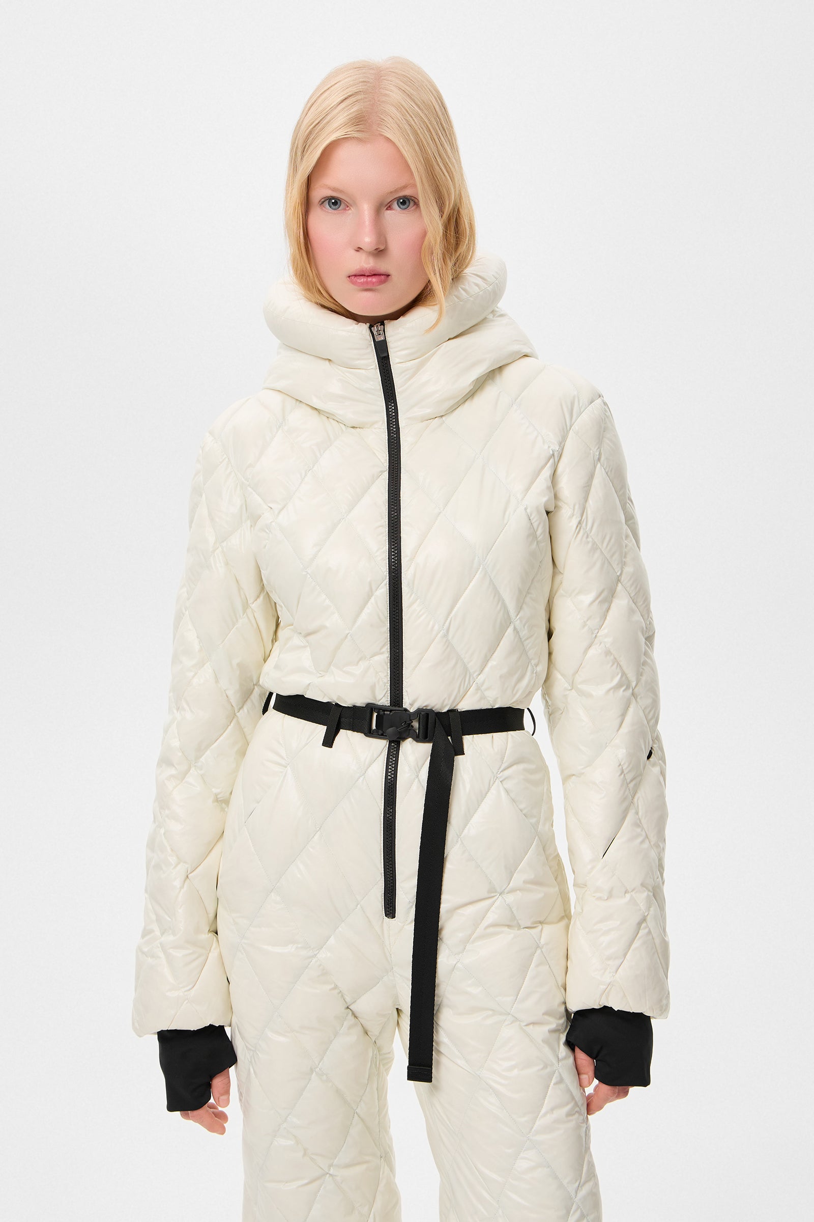 Apres Ski Overall Glitter White