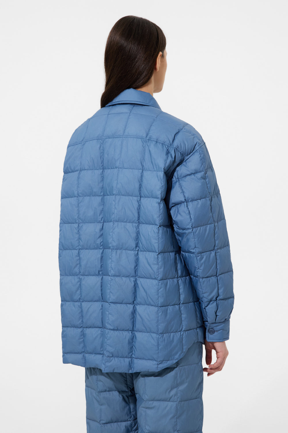 Kalik Down Shirt Micro Stone Blue