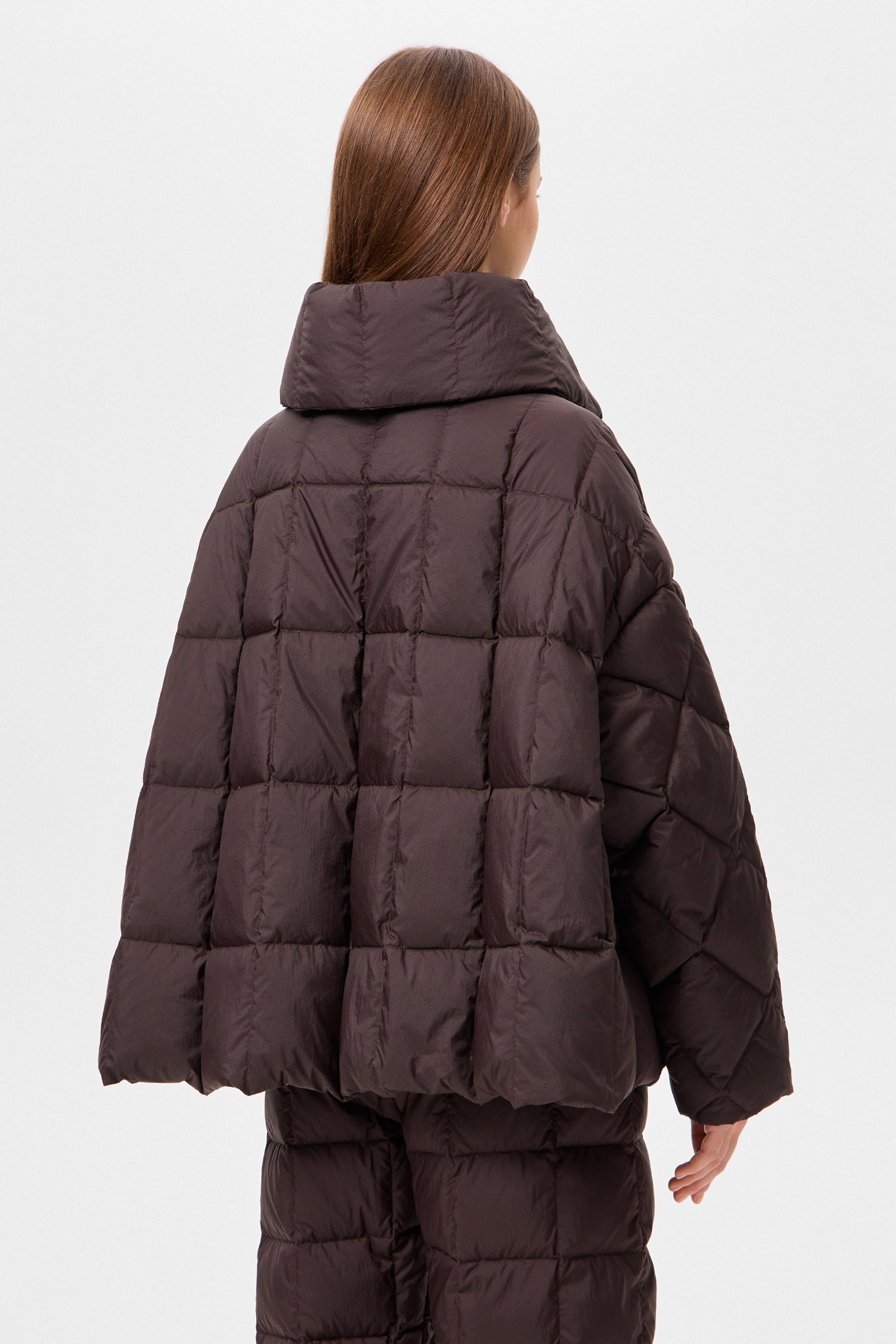 COZY ARCO JACKET MICRO BROWN