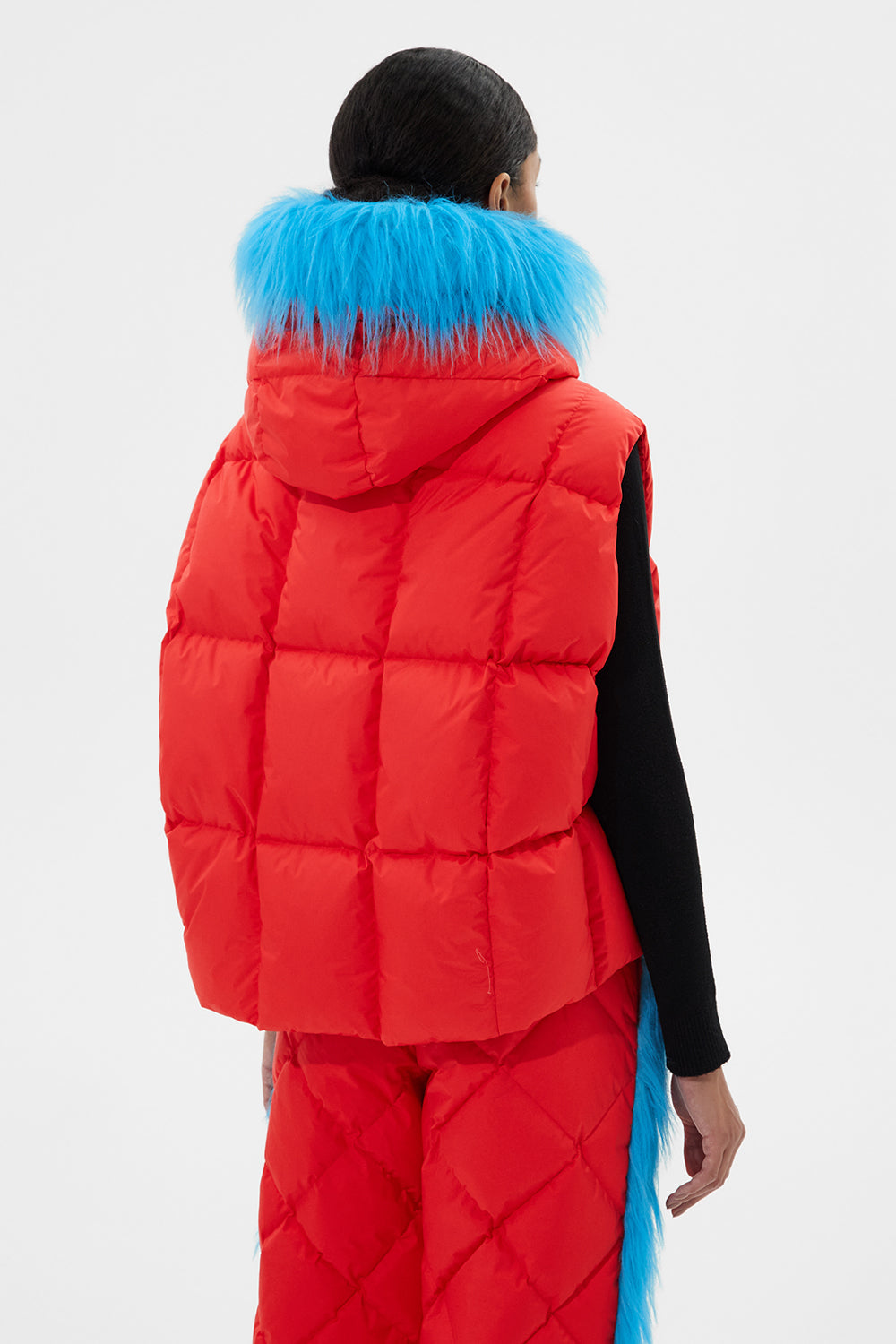 Fur Apres Ski Wendy Vest Tec Red