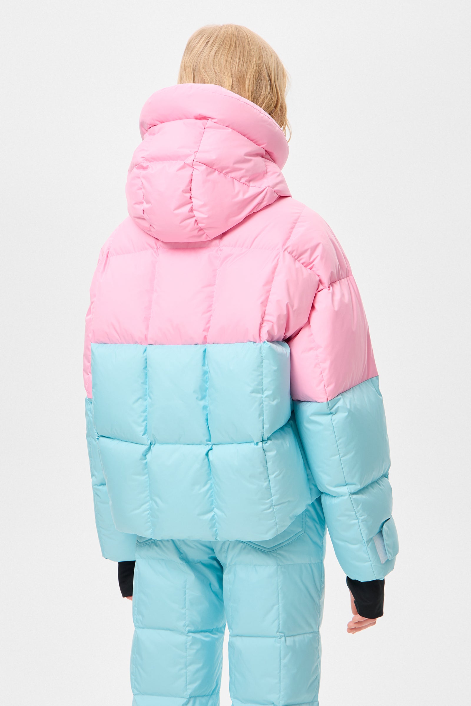 Double Apres Ski Wendy Jacket Tec Pink + Aqua