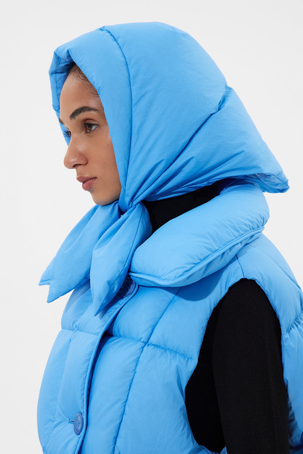 Hustka Hood Micro Bright Blue