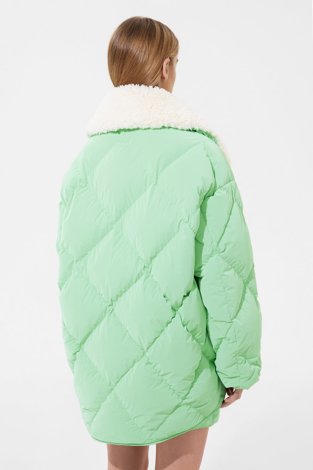 Shearling Queen Jacket Powder Mint