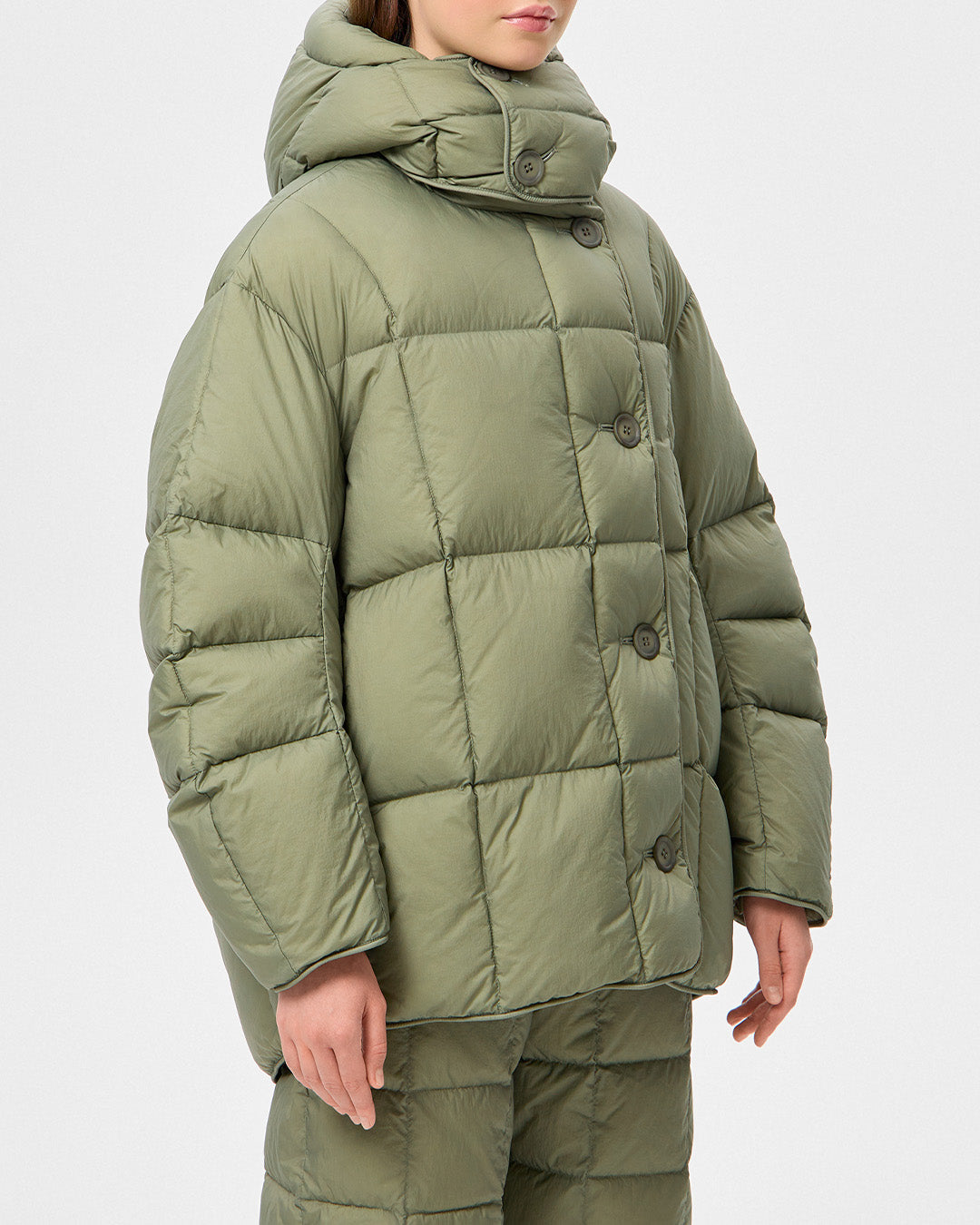 Cozy Nimbo Jacket Micro Olive Green