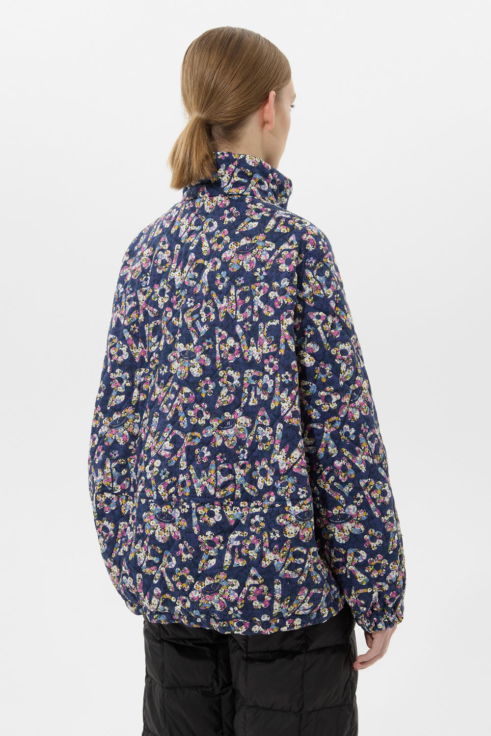 Trial Jacket Flower Navy