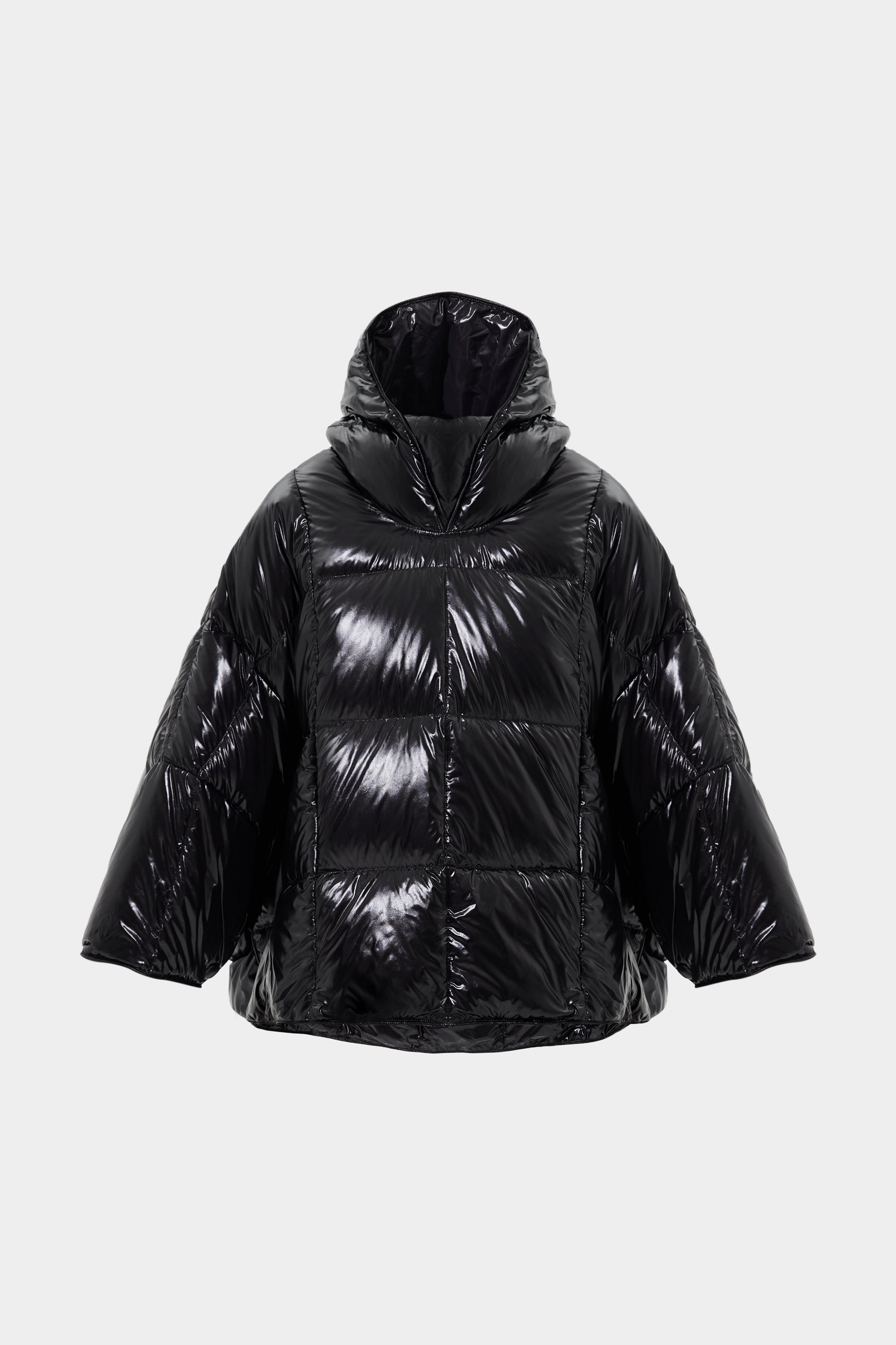 Poncho Silky Black