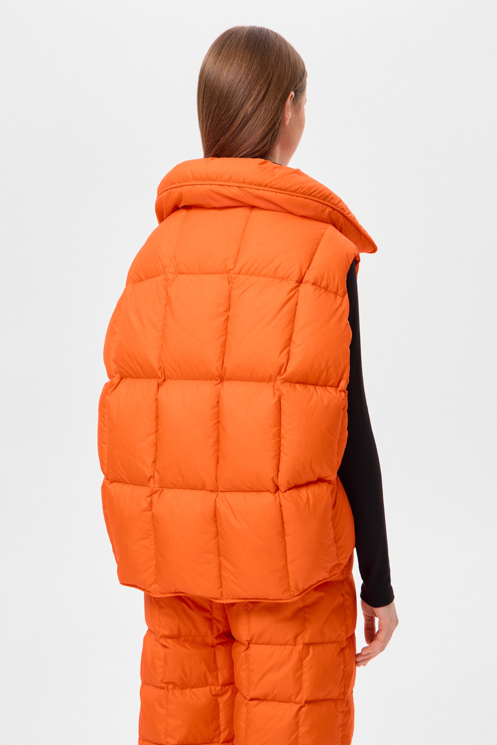 Cozy Cloud Vest Micro Orange