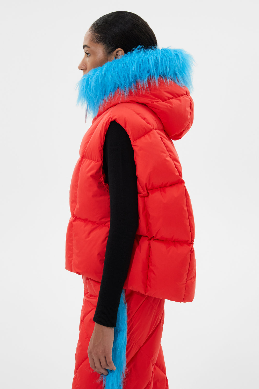 Fur Apres Ski Wendy Vest Tec Red
