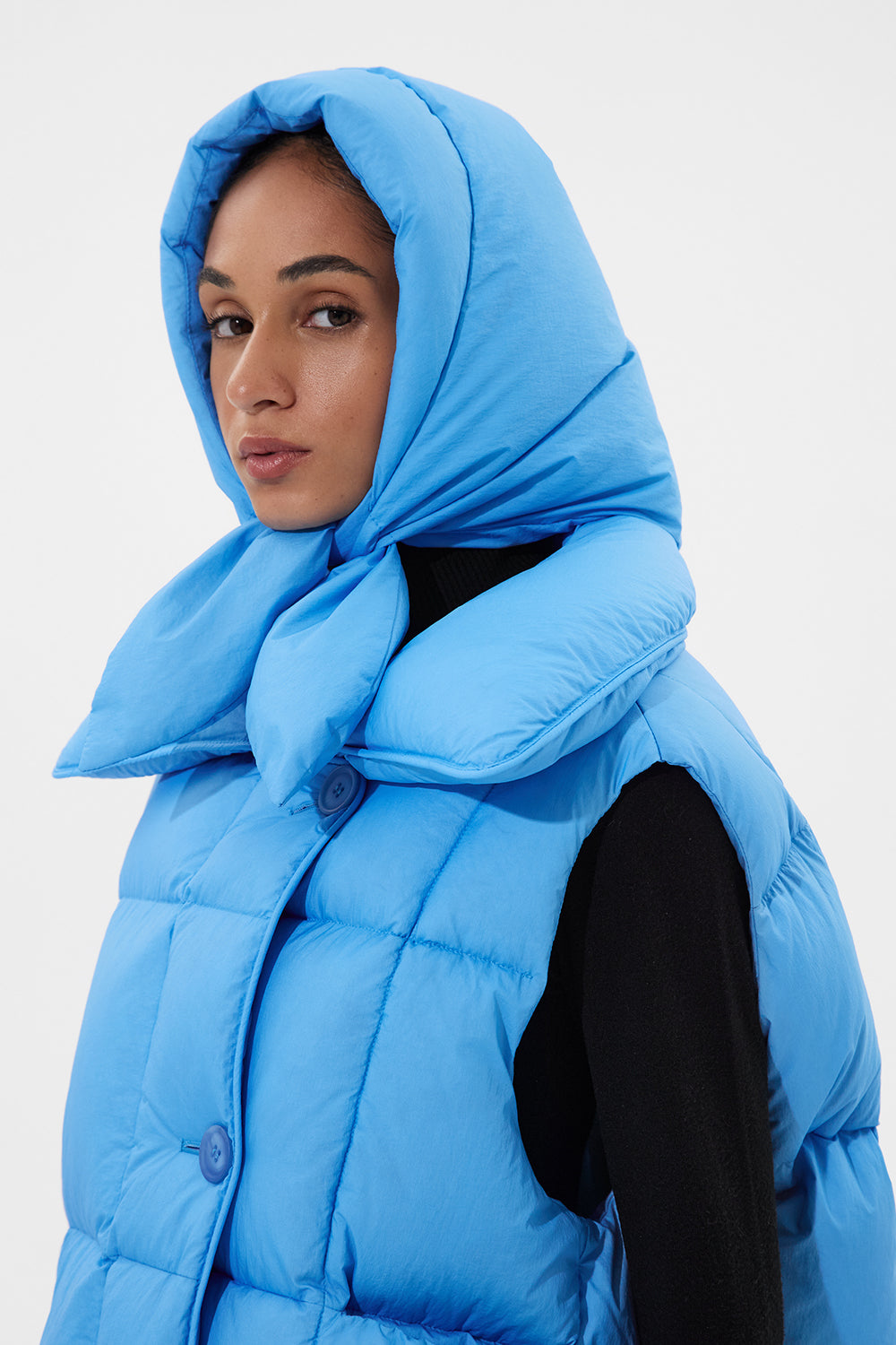 Hustka Hood Micro Bright Blue