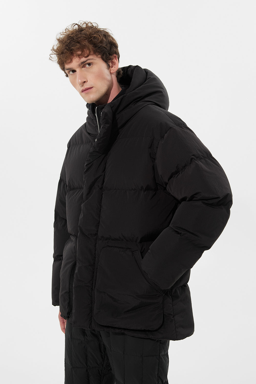 Michlin Jacket Man Rib Black