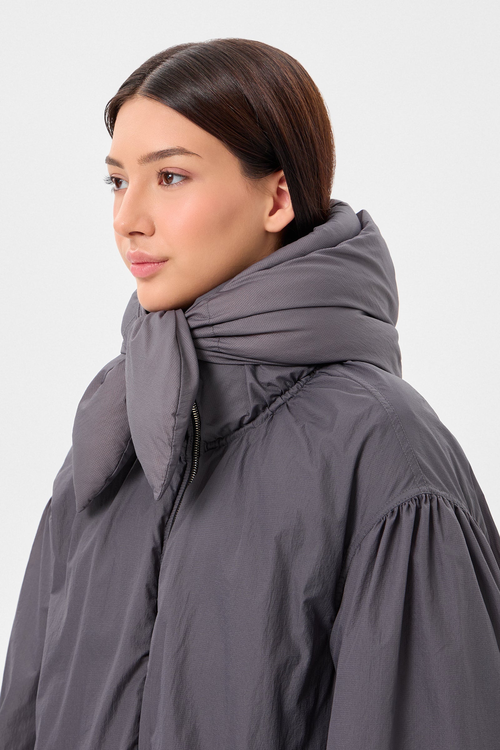 Hustka Hood Ketchup Grey